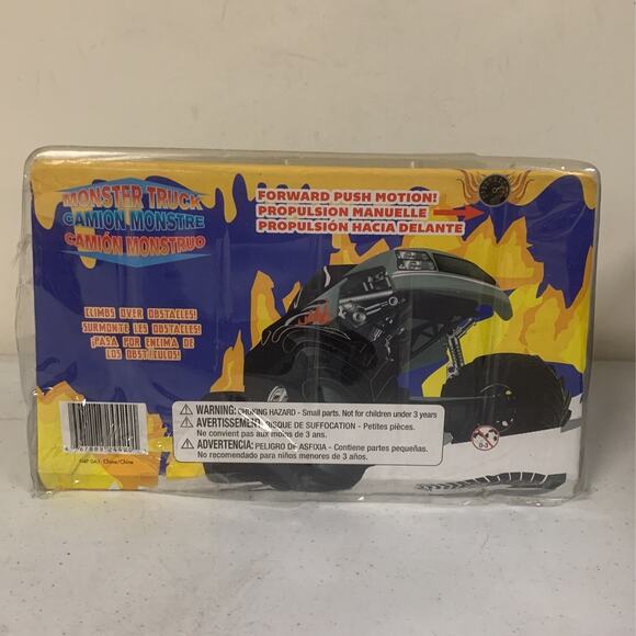 Monster Truck Blue Jeep With Forward Push Motion - Picture 2 of 5